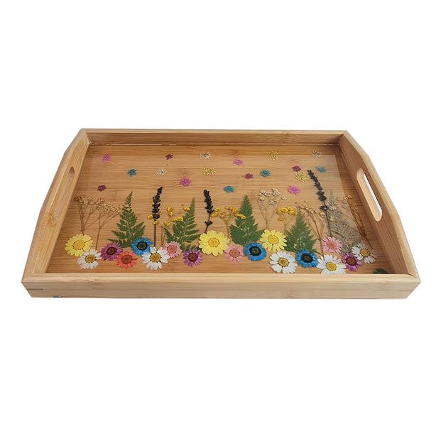 Jojomama Welcome Spring & Blessing Bamboo Tray