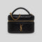 SAINT LAURENT YSL Gaby Micro Vanity Bag In Lambskin Black RB-8192851EL07