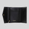 SAINT LAURENT YSL Cassandre Matelasse Compact Trifold Wallet In Grain De Poudre Embossed Leather Black RB-403943BOW01