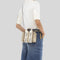 CHLOE Small Woody Tote Bag In Linen And Leather Shiny Gray RB-CHC25SS397O81074