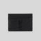 SAINT LAURENT YSL Cassandre Matelasse Card Case In Grain De Poudre Embossed Leather Black/Black RB-423291BOW08
