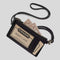 COACH Zip Lanyard Card Case In Signature Canvas Charcoal/Black RB-CAJ46