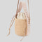 CHLOE Small Woody Basket In Natural Fibers Blush Beige RB-CHC23AS381L18