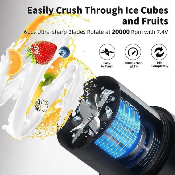 StitchesandTweed Portable Fruit Juicer, Blender Cup All in One