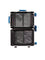 SIGNICIA Luggage White - Klein Blue Wheels and Handles