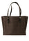 Coach Mollie Tote Bag In Signature Canvas - Walnut Black