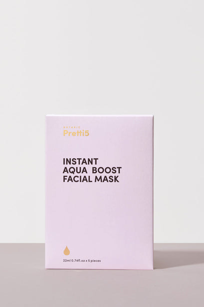 Pretti5 Instant Aqua-Boost Facial Mask 22ml x5 Expiry date: Nov 26