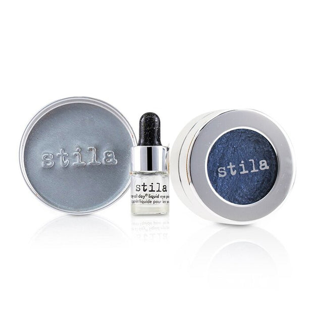 Magnificent Metals Foil Finish Eye Shadow With Mini Stay All Day Liquid Eye Primer - - 2pcs
