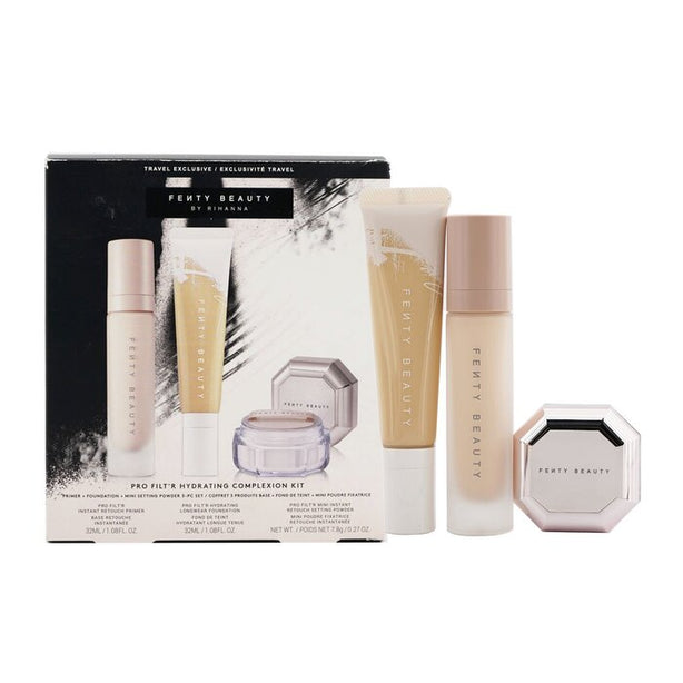 Pro Filt'r Hydrating Complexion Kit: Foundation 32ml + Primer 32ml + Instant Retouch Setting Powder 7.8g