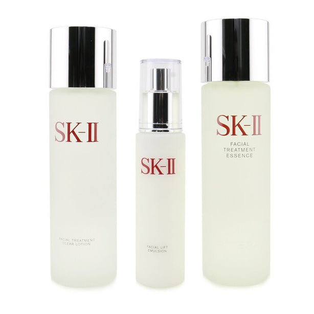 Pitera Deluxe Hydrating  3-pieces Set: Facial Treatment Essence 230ml + Facial Lift Emulsion 100g + Facial Treatment Clear Lotion 230ml - 3pcs