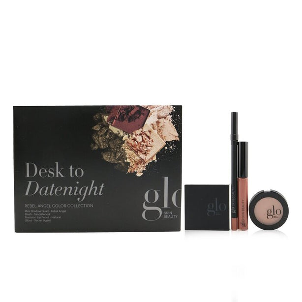 Desk To Datenight (mini Shadow Quad + Blush + Lip Pencil + Lip Gloss)