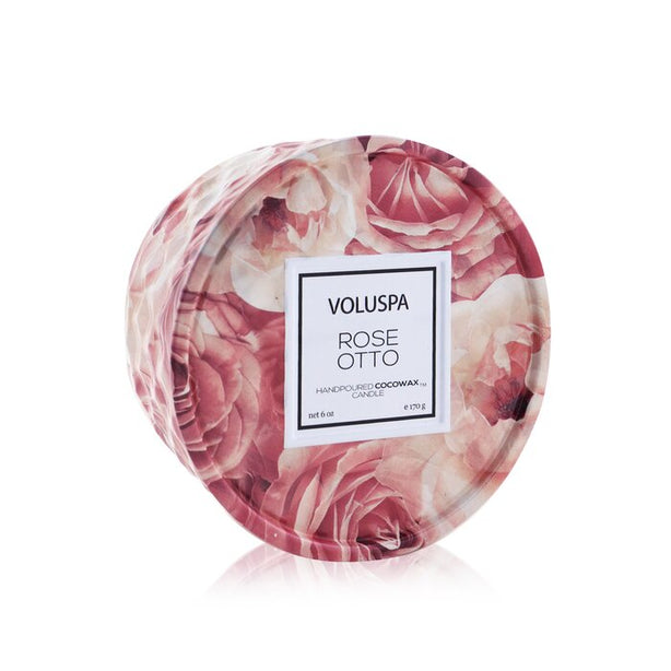 2 Wick Tin Candle - Rose Otto - 170g/6oz