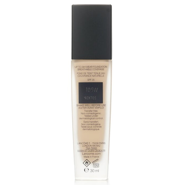 Teint Idole Ultra Wear Up To 24h Wear Foundation Breathable Coverage Spf 35 - # 105w - 30ml/1oz