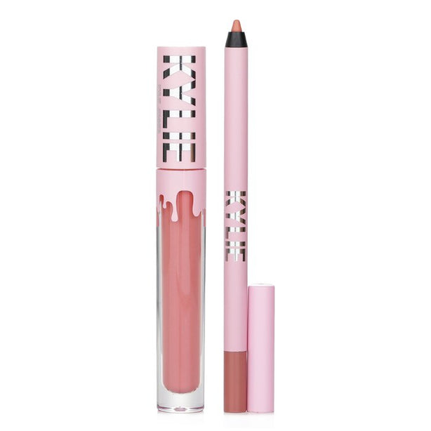 Matte Lip Kit: Matte Liquid Lipstick 3ml + Lip Liner 1.1g - # 300 Koko K - 2pcs
