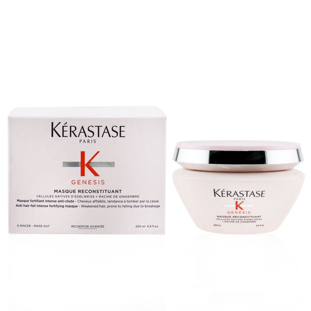 Genesis Masque Reconstituant Anti Hair-fall Intense Fortifying Masque (weakened Hair, Prone To Falling Due To Breakage) - 200ml/6.8oz