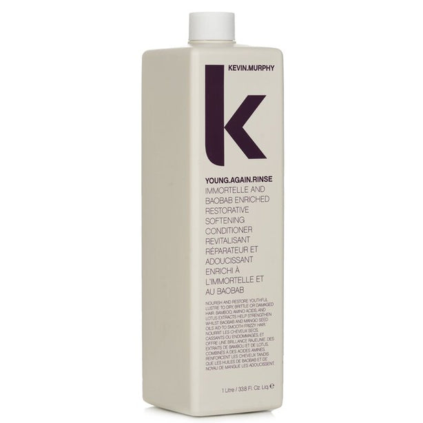 Young.again.rinse (immortelle And Baobab Infused Restorative Softening Conditioner - To Dry, Brittle Or Damaged Hair) - 1000ml/33.8oz