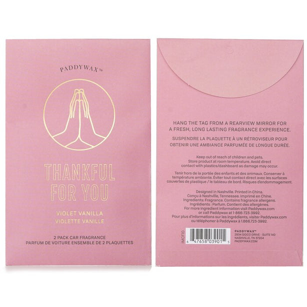 Impressions Car Fragrance - Thankful For You - 2packs