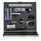 The Well Mannered Groom Kit: Razor + Grooming Scissors + Nail Clipper + Brush + Box - 4pcs+1box