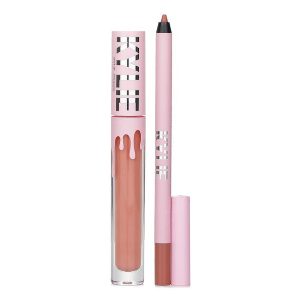 Matte Lip Kit: Matte Liquid Lipstick 3ml + Lip Liner 1.1g - # 700 Bare - 2pcs