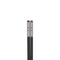 Charles Millen Signature Collection Luxury Black Alloy Chopsticks, Twin Pack, Silver