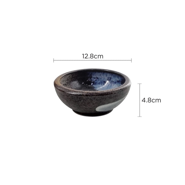 Tsuru Seasonal Japanese Tableware Collection 5.04 Inch Stone Bowl, Sac065