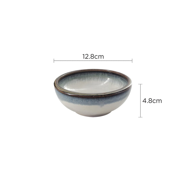 Tsuru Seasonal Japanese Tableware Collection 5.04 Inch Stone Bowl, Sac010