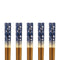 Tsuru Japanese Bamboo Chopsticks, 5 Pairs Pack, Tnk070803