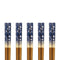 Tsuru Japanese Bamboo Chopsticks, 5 Pairs Pack, Tnk070803
