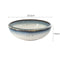 Tsuru Seasonal Japanese Tableware Collection 23.5cm Stone Bowl, Sac003