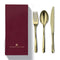 Charles Millen Signature Collection Pelissier 12 Piece Dining Cutlery Set, Gold