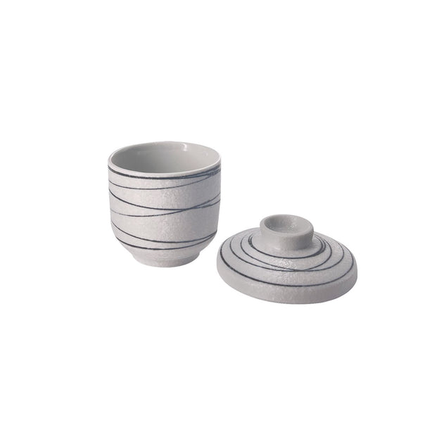 Tsuru Seasonal Japanese Tableware Collection 8cm Chawamushi (250cc) With Lid, Sac022