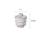 Tsuru Seasonal Japanese Tableware Collection 8cm Chawamushi (250cc) With Lid, Sac022