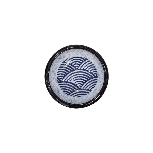 Tsuru Seasonal Japanese Tableware Collection 5.04 Inch Stone Bowl, Sac062