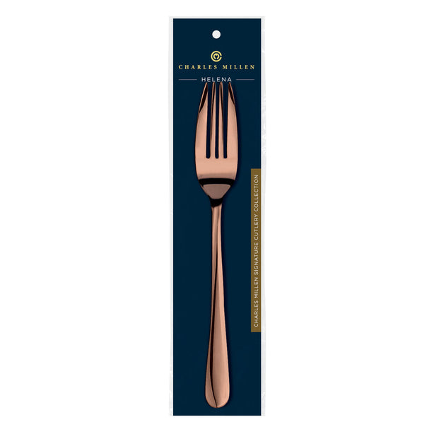 Charles Millen Signature Collection Helena Champagne Rose Gold Finish Cutlery
