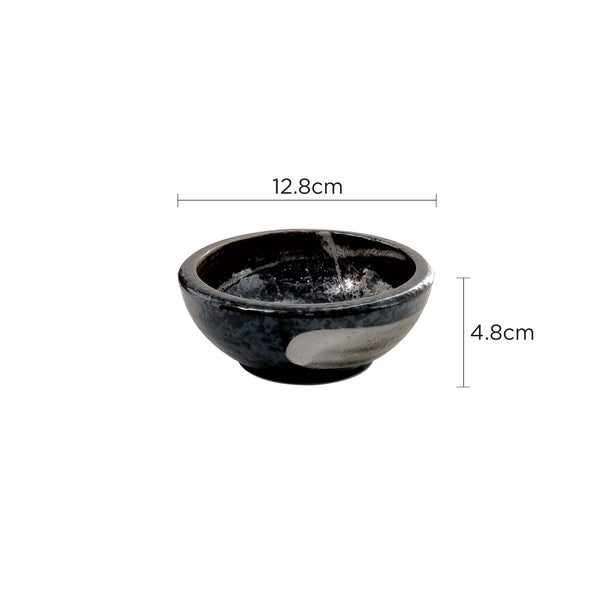 Tsuru Seasonal Japanese Tableware Collection 5.04 Inch Stone Bowl, Sac061