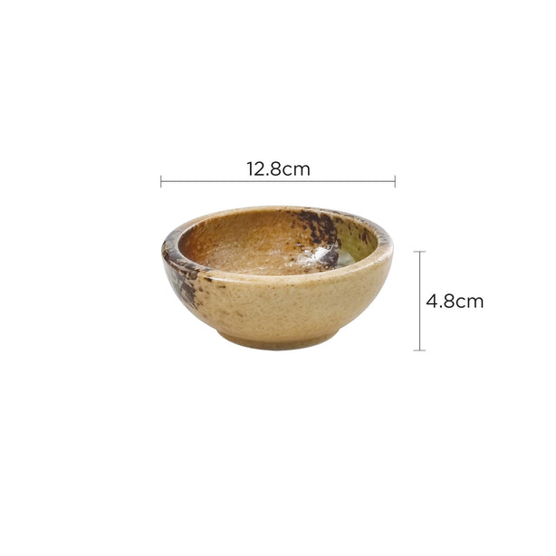 Tsuru Seasonal Japanese Tableware Collection 5.04 Inch Stone Bowl, Sac123