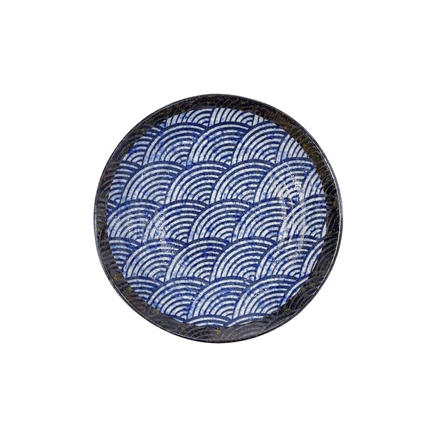 Tsuru Seasonal Japanese Tableware Collection 23cm Deep Plate, Sac060