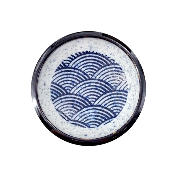 Tsuru Seasonal Japanese Tableware Collection 23.5cm Stone Bowl, Sac002