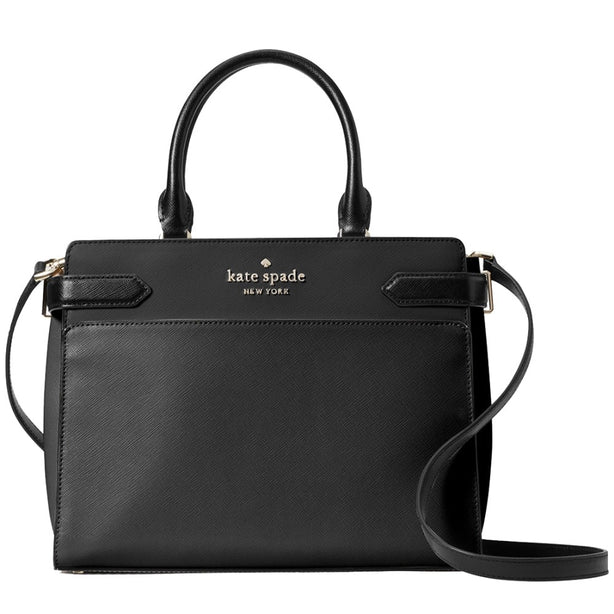 Kate Spade Staci Medium Satchel Bag in Black wkru6951