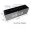 StitchesandTweed Mirror Alarm Clock Black