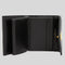 SAINT LAURENT YSL Cassandre Matelasse Multi-Folded Wallet In Grain De Poudre Leather Black RB-692061BOW01