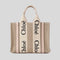 CHLOE Small Woody Tote Bag Cement Pink RB-CHC22AS397I266J5