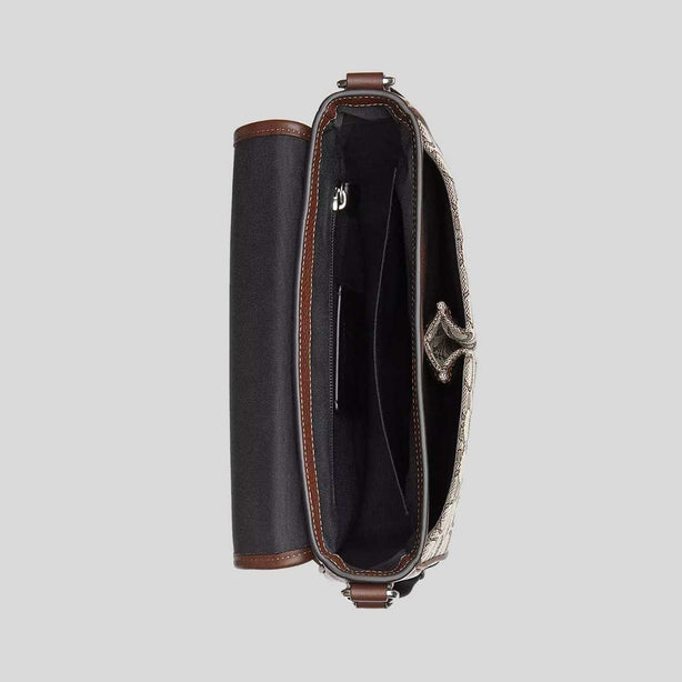 COACH Sprint Map Bag 25 In Signature Jacquard Oak/Maple RB-CE534