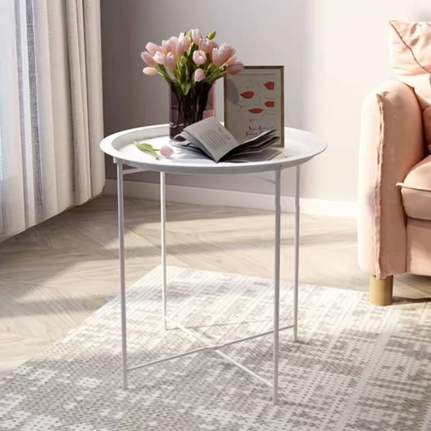 VECELO metal side table