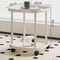 Round Coffee Table with wheels