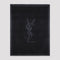 Saint Laurent Black Silk Scarf