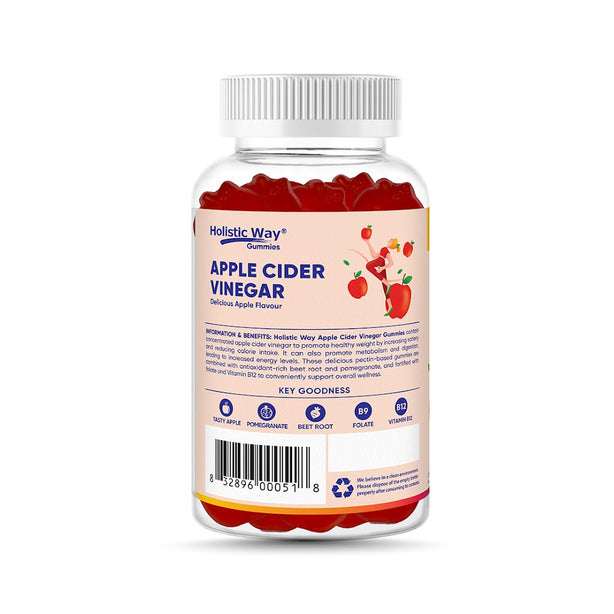 [Bundle of 3] Holistic Way Apple Cider Vinegar Gummy (60 Gummies)