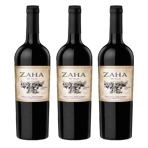 [BUNDLE OF 3] ZAHA CABERNET FRANC 2021 750ML