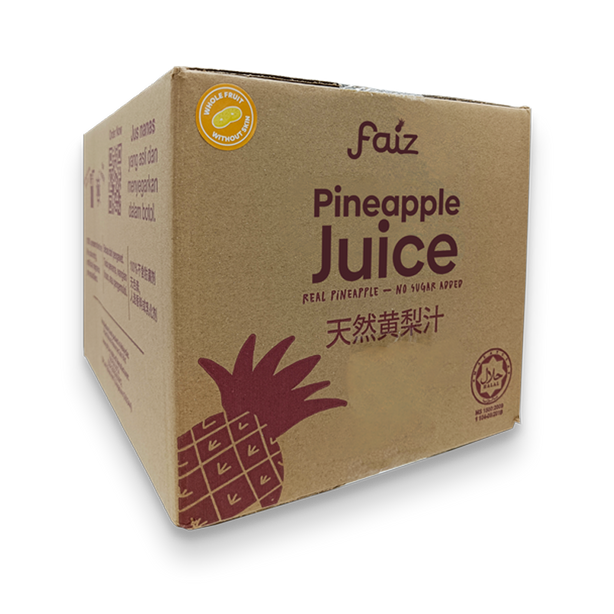 Pineapple JuiceFaiz Pineapple Juice Whole Fruit without Skin- 12 Bottles