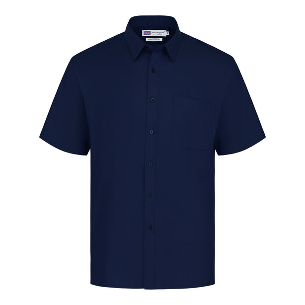 John Langford Pin-Point Oxford Short Sleeve Shirt